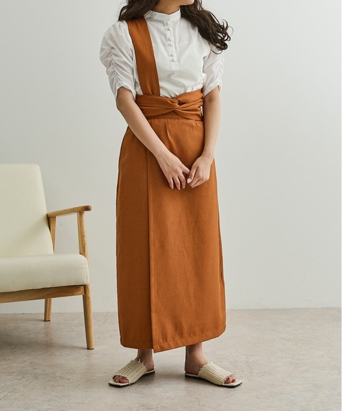 Ambre Neige(アンブルネージュ)の「スタンドカラーシャーリングブラウス/【WEB/EC限定商品】(シャツ/ブラウス・レディース・オフホワイト/クリーム/モカ・FREE)」の10枚目の写真