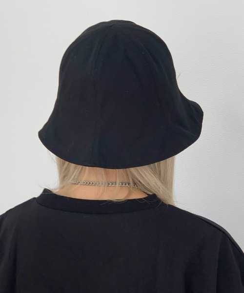 RASVOA(ラスボア)の「ツイルチューリップHAT(ハット・レディース・ブラック/アイボリー・FREE)」の4枚目の写真