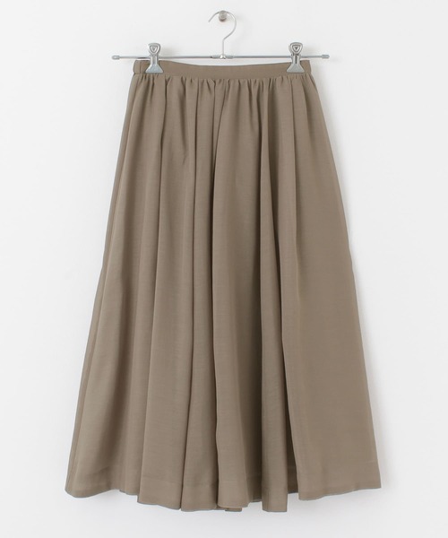 URBAN RESEARCH ROSSO WOMEN（アーバンリサーチ　ロッソ）の「ギャザーミディスカート（スカート・レディース・モカ/ラベンダー/グリーン系その他・FREE）」の8枚目の写真