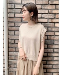 ITEMS URBANRESEARCH | ダメージニットベスト(ベスト)