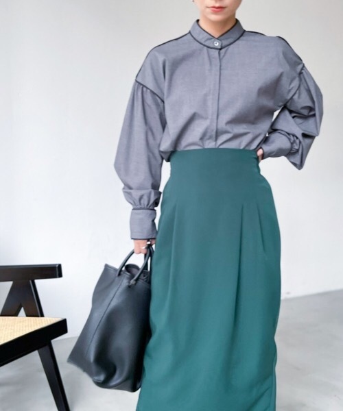 Solace（ソレイス）の「ダブルタックタイトスカート（スカート・レディース・ブラック/レッド/グリーン・M/L）」の21枚目の写真