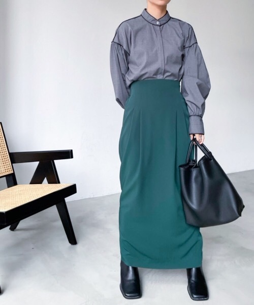 Solace（ソレイス）の「ダブルタックタイトスカート（スカート・レディース・ブラック/レッド/グリーン・M/L）」の20枚目の写真