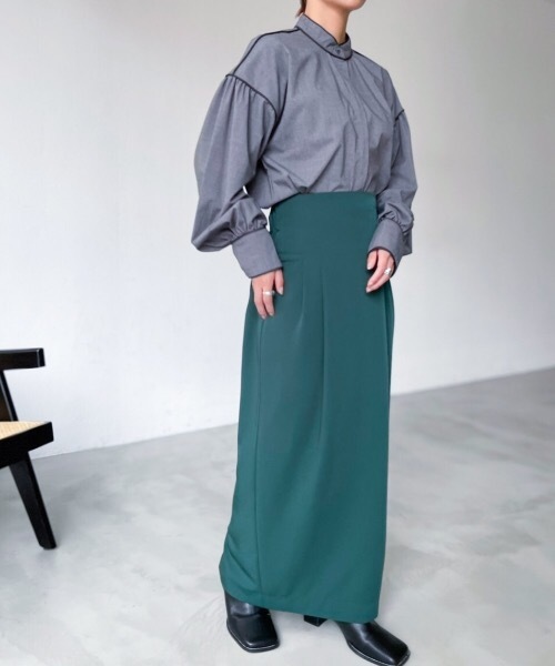 Solace（ソレイス）の「ダブルタックタイトスカート（スカート・レディース・ブラック/レッド/グリーン・M/L）」の17枚目の写真