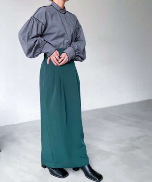 Solace（ソレイス）の「ダブルタックタイトスカート（スカート・レディース・ブラック/レッド/グリーン・M/L）」の16枚目の写真