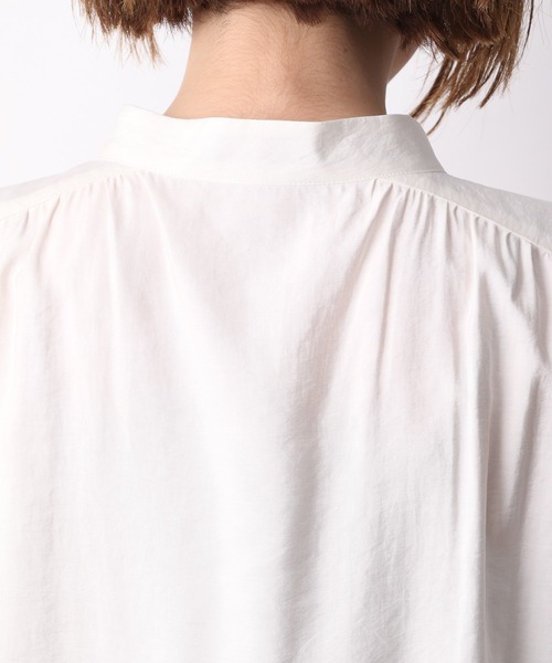 A part by(アパートバイ)の「MoPoハイネックフレンチスリーブシャツ 954868(Tシャツ/カットソー・レディース・ブラック/オフホワイト/グリーン系その他5・FREE)」の12枚目の写真