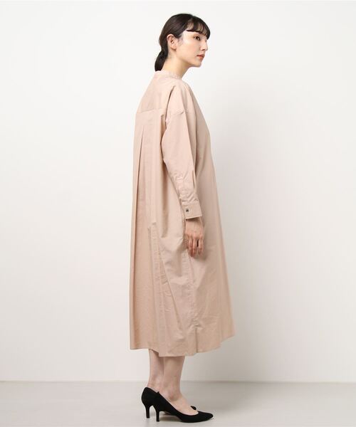 N.O.R.C by the line（ノークバイザライン）の「コットンロングスリーブワンピース（ワンピース・レディース・ピンク・M/S/L）」の10枚目の写真