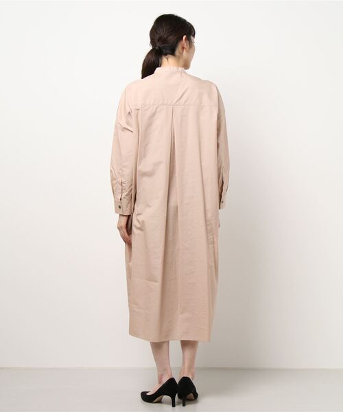 N.O.R.C by the line（ノークバイザライン）の「コットンロングスリーブワンピース（ワンピース・レディース・ピンク・M/S/L）」の12枚目の写真