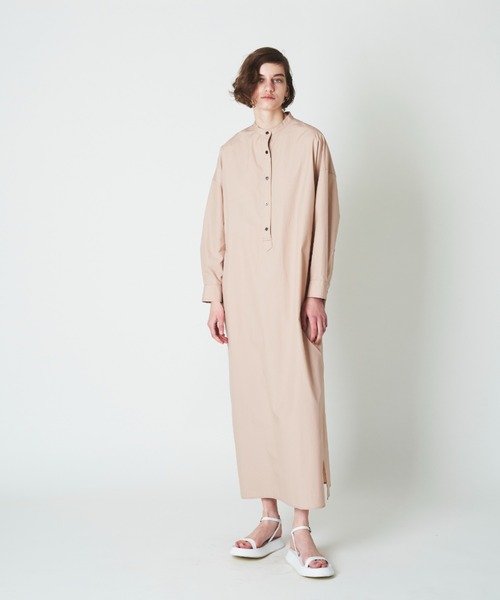 N.O.R.C by the line（ノークバイザライン）の「コットンロングスリーブワンピース（ワンピース・レディース・ピンク・M/S/L）」の5枚目の写真