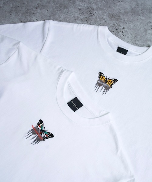 WESTBOY(ウエストボーイ)の「【NEVEREVERBAD】Melted Butterfly Embroidered T-shirt NV21S201TP(Tシャツ/カットソー・メンズ・ブルー/ブルー系その他/グリーン/グリーン系その他/パープル/パープル系その他/イエロー/イエロー系その他・L/XL)」の15枚目の写真