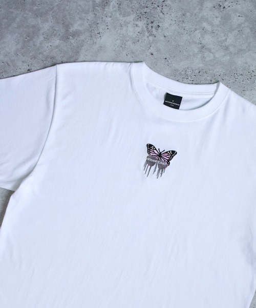 WESTBOY(ウエストボーイ)の「【NEVEREVERBAD】Melted Butterfly Embroidered T-shirt NV21S201TP(Tシャツ/カットソー・メンズ・ブルー/ブルー系その他/グリーン/グリーン系その他/パープル/パープル系その他/イエロー/イエロー系その他・L/XL)」の16枚目の写真