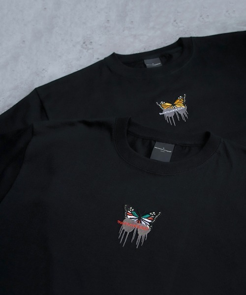 WESTBOY(ウエストボーイ)の「【NEVEREVERBAD】Melted Butterfly Embroidered T-shirt NV21S201TP(Tシャツ/カットソー・メンズ・ブルー/ブルー系その他/グリーン/グリーン系その他/パープル/パープル系その他/イエロー/イエロー系その他・L/XL)」の20枚目の写真