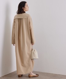 SALON adam et rope' | [2021AW新作]セーラーカラーシャツワンピース［MEDI Veil］【抗菌・消臭・UVケア】(シャツワンピース)