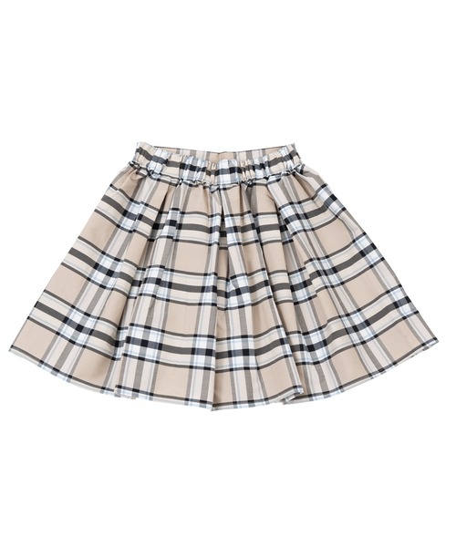 PUNYUS（プニュズ）の「チェック柄プリーツミニスカート（スカート・レディース・ベージュ/ブラック・3/4/2/1）」の3枚目の写真