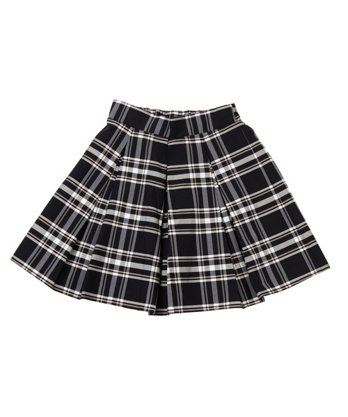 PUNYUS（プニュズ）の「チェック柄プリーツミニスカート（スカート・レディース・ベージュ/ブラック・3/4/2/1）」の4枚目の写真