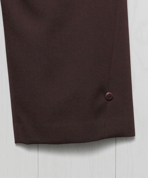 H　BEAUTY&YOUTH UNITED ARROWS（エイチビューティーアンドユースユナイテッドアローズ）の「＜H＞TWILL TUCK TAPERED PANTS/パンツ（その他パンツ・レディース・ネイビー/ダークブラウン・MEDIUM/SMALL）」の18枚目の写真