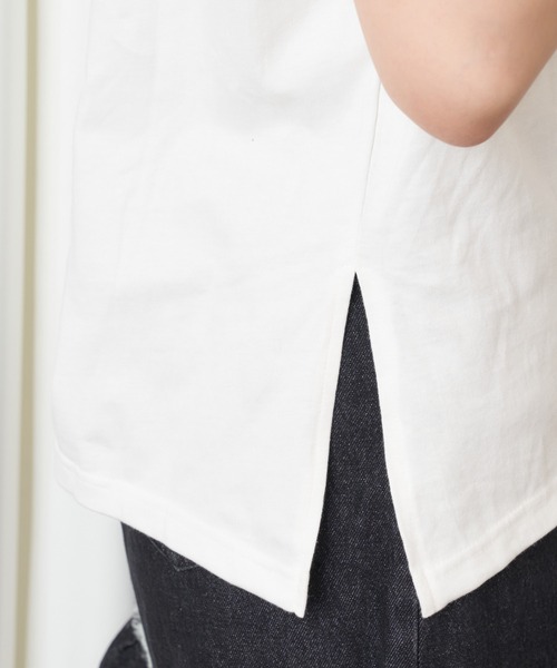 MIIA（ミーア）の「allure miia Tシャツ（Tシャツ/カットソー・レディース・ブラック/オフホワイト/ピンク・FREE）」の11枚目の写真