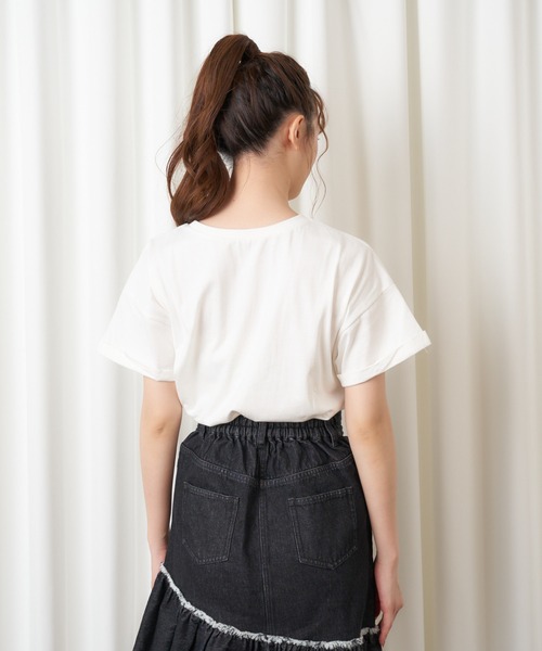 MIIA（ミーア）の「allure miia Tシャツ（Tシャツ/カットソー・レディース・ブラック/オフホワイト/ピンク・FREE）」の15枚目の写真