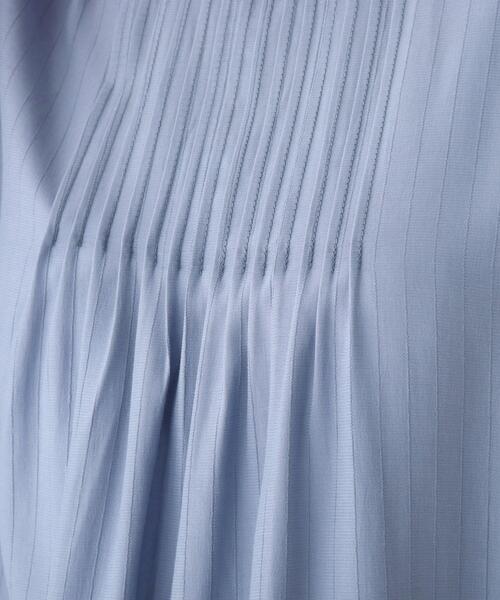 DRESKIP(ドレスキップ)の「◆チビフリルピンタックブラウス(シャツ/ブラウス・レディース・ナチュラル/ネイビー/ライトブルー・02/03)」の6枚目の写真