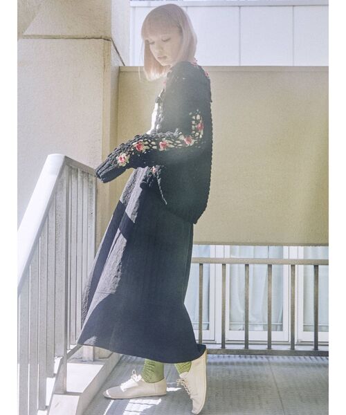 merry jenny（メリージェニー）の「クロシェカーディガン（カーディガン/ボレロ・レディース・オフホワイト/ブラック/ブラウン・FREE）」の14枚目の写真