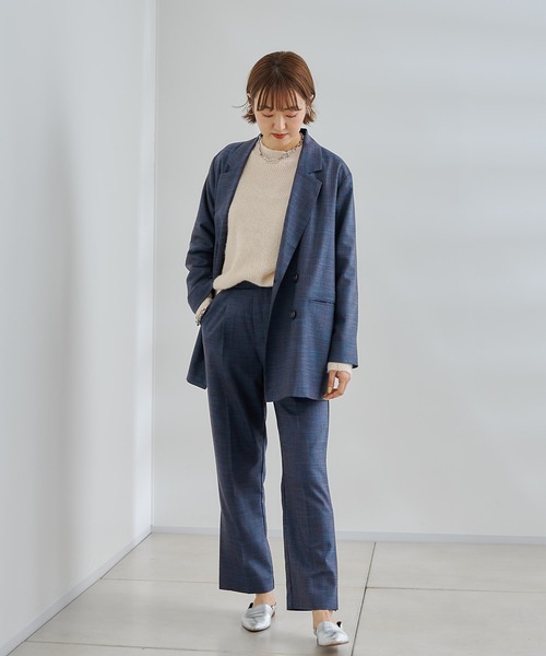 DouDou(ドゥドゥ)の「ミックスツイードパンツ(その他パンツ・レディース・ブルー/イエロー・FREE)」の20枚目の写真