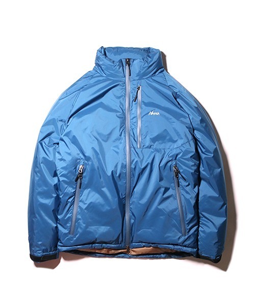 NANGA（ナンガ）の「AURORA TEX STAND COLLAR DOWN JACKET(MEN)/オーロラステックス スタンドカラーダウンジャケット メンズ（ダウンジャケット/コート・メンズ・ブラック/カーキ/レッド/ブラウン/ブルー/ベージュ/グレー系その他/ライム・XL/M/L/S/XXL）」の7枚目の写真