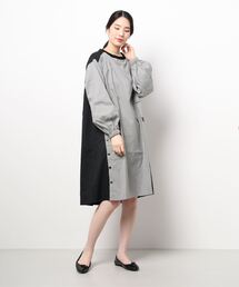 179/WG | マウンテンパーカー風配色ワンピース(ワンピース)