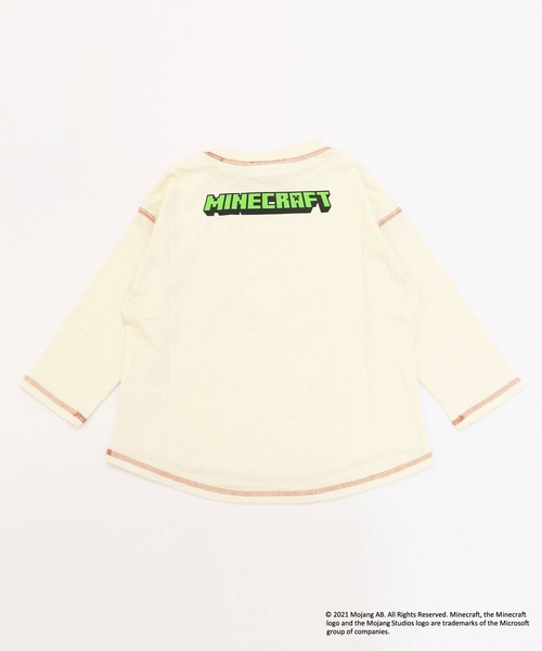 RUGGEDWORKS（ラゲッドワークス）の「《MINECRAFT》 マインクラフト ステッチ配色ロングＴ（Tシャツ/カットソー・キッズ・キナリ/グリーン系その他・130/150/120/140/110）」の8枚目の写真