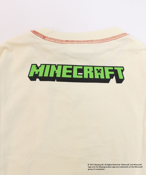 RUGGEDWORKS（ラゲッドワークス）の「《MINECRAFT》 マインクラフト ステッチ配色ロングＴ（Tシャツ/カットソー・キッズ・キナリ/グリーン系その他・130/150/120/140/110）」の9枚目の写真