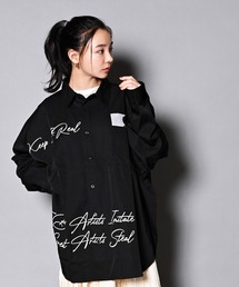 GA×BRANDALISED ART SHIRT/アートフォト 長袖シャツ