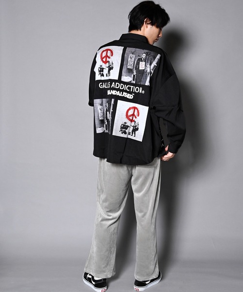 BRANDALISED（ブランダライズド）の「GA×BRANDALISED ART SHIRT/アートフォト 長袖シャツ（シャツ/ブラウス・メンズ・ホワイト/ブラック/ライトグレー・FREE）」の19枚目の写真