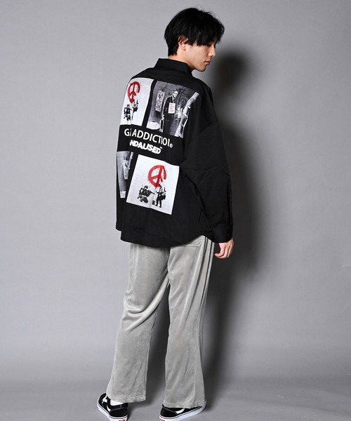 BRANDALISED（ブランダライズド）の「GA×BRANDALISED ART SHIRT/アートフォト 長袖シャツ（シャツ/ブラウス・メンズ・ホワイト/ブラック/ライトグレー・FREE）」の7枚目の写真