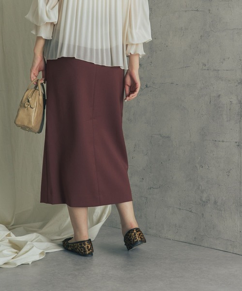 URBAN RESEARCH ROSSO WOMEN（アーバンリサーチ　ロッソ）の「カルゼダブルクロスポケットタイトスカート（スカート・レディース・ブラック/ブラウン/アイボリー・38/36）」の7枚目の写真