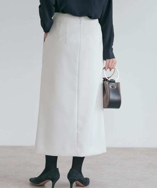 URBAN RESEARCH ROSSO WOMEN（アーバンリサーチ　ロッソ）の「カルゼダブルクロスポケットタイトスカート（スカート・レディース・ブラック/ブラウン/アイボリー・38/36）」の10枚目の写真