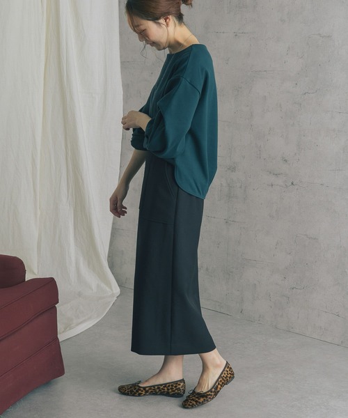 URBAN RESEARCH ROSSO WOMEN（アーバンリサーチ　ロッソ）の「カルゼダブルクロスポケットタイトスカート（スカート・レディース・ブラック/ブラウン/アイボリー・38/36）」の19枚目の写真