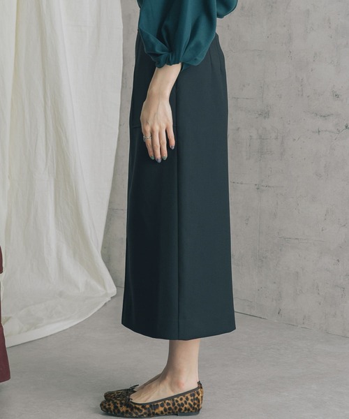 URBAN RESEARCH ROSSO WOMEN（アーバンリサーチ　ロッソ）の「カルゼダブルクロスポケットタイトスカート（スカート・レディース・ブラック/ブラウン/アイボリー・38/36）」の6枚目の写真