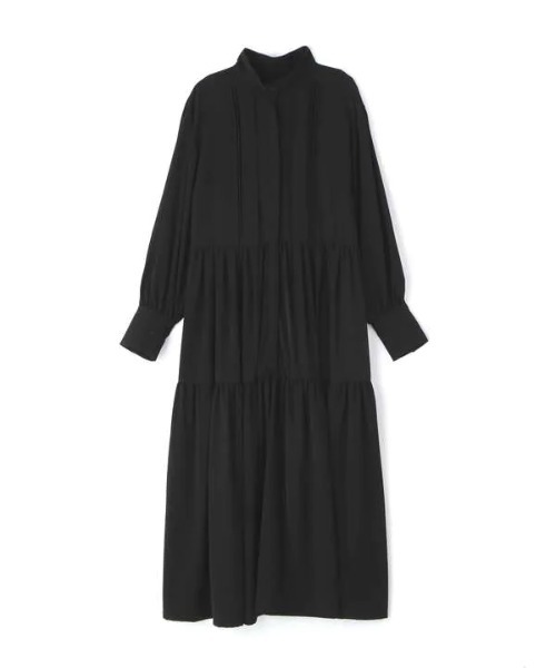 N.(N. Natural Beauty Basic)(エヌエヌナチュラルビューティーベーシック)の「【S Size Line】◆ピンタックティアードワンピース(ワンピース・レディース・オフホワイト/ブラック/ライトグリーン・SMALL/MEDIUM)」の19枚目の写真