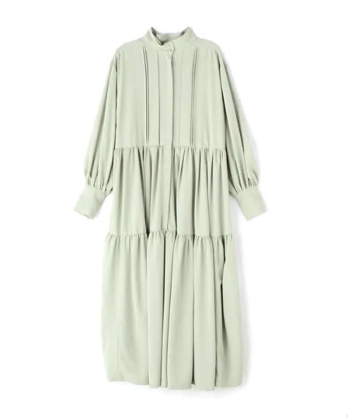 N.(N. Natural Beauty Basic)(エヌエヌナチュラルビューティーベーシック)の「【S Size Line】◆ピンタックティアードワンピース(ワンピース・レディース・オフホワイト/ブラック/ライトグリーン・SMALL/MEDIUM)」の21枚目の写真