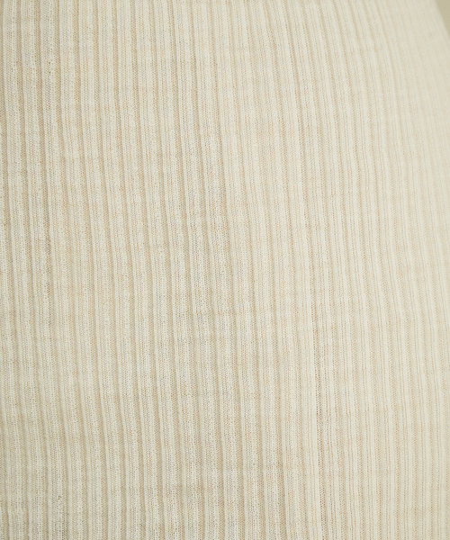 Rouge vif(ルージュヴィフ)の「シアーリブニット(ニット/セーター・レディース・ホワイト/ブラック・フリー)」の16枚目の写真