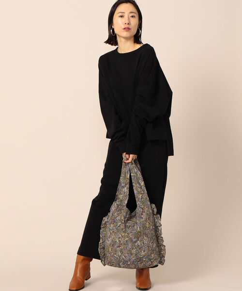 NOLLEY’S(ノーリーズ)の「IPEKERプリント フリルバッグ(エコバッグ/サブバッグ・レディース・イエロー系その他3/ピンク系その他3・FREE)」の12枚目の写真