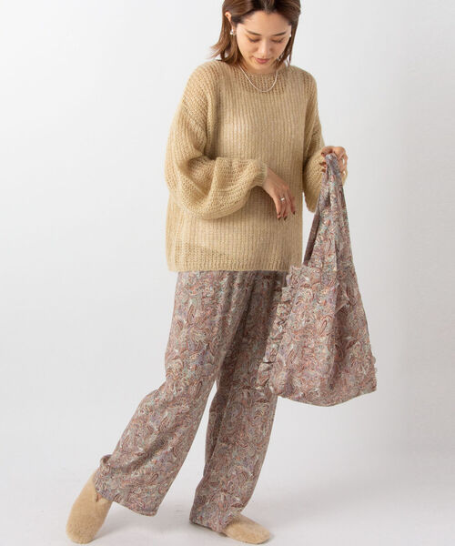 NOLLEY’S(ノーリーズ)の「IPEKERプリント フリルバッグ(エコバッグ/サブバッグ・レディース・イエロー系その他3/ピンク系その他3・FREE)」の10枚目の写真