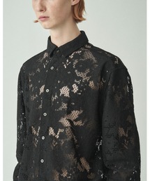 ひろみつ　JUHA レースシャツ 楽天市場】Juha CODE LACE L/S SHIRT (BLACK) 10200703 ユハ