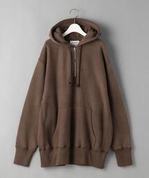 ＜INSCRIRE＞コットン ジッププルオーバー パーカー Ψ