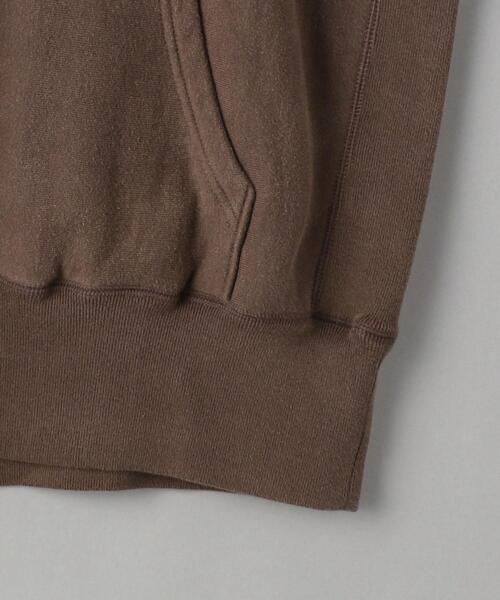 INSCRIRE（アンスクリア）の「＜INSCRIRE＞コットン ジッププルオーバー パーカー Ψ（パーカー・レディース・ダークブラウン・M）」の5枚目の写真