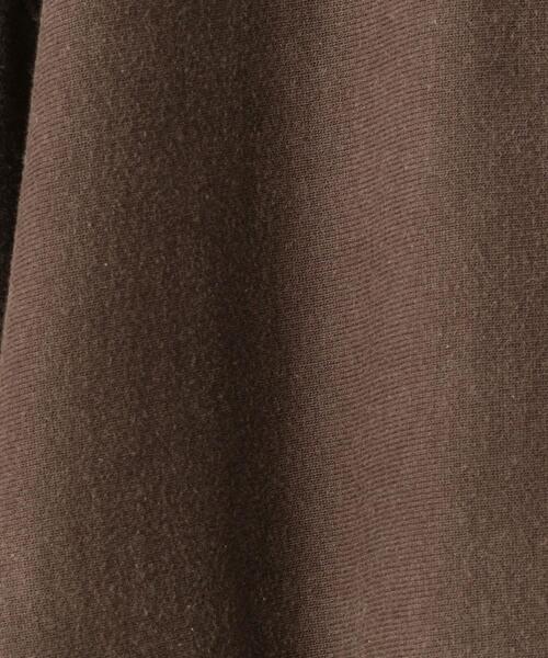 INSCRIRE（アンスクリア）の「＜INSCRIRE＞コットン ジッププルオーバー パーカー Ψ（パーカー・レディース・ダークブラウン・M）」の7枚目の写真