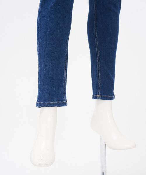 AS KNOW AS PINKY（アズノゥアズピンキー）の「のびーるスタイル スキニーデニムパンツ（デニムパンツ・レディース・ブラック/ブルー/インディゴブルー・M/S/L）」の16枚目の写真