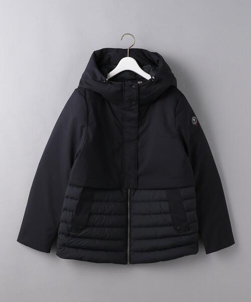 ＜CAPE HORN（ケープホーン）＞コンビ フーデッド ダウンジャケット