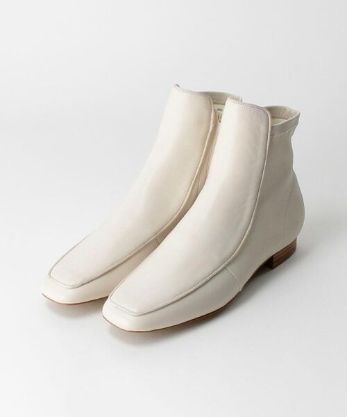 BEAUTY&YOUTH UNITEDARROWS スクエアチップショートブーツ BEAUTY&YOUTH UNITED ARROWS（ビューティーアンドユース