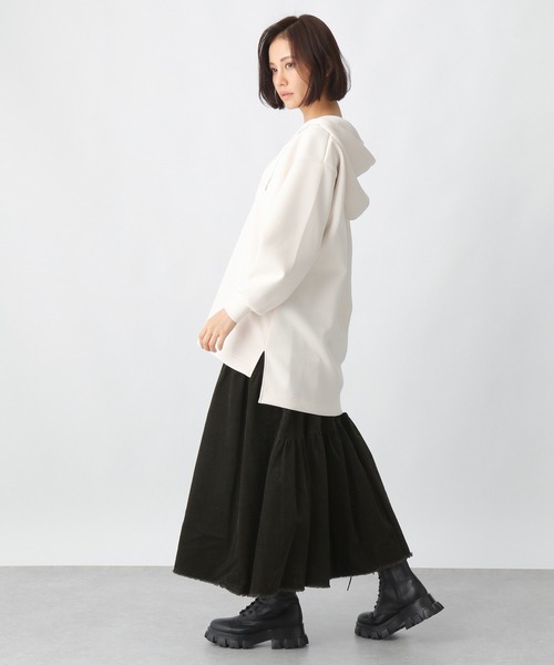 Ezick（エジック）の「BIGプルパーカー（パーカー・レディース・ブラック/オフホワイト・FREE）」の20枚目の写真