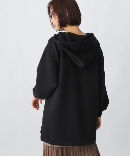 Ezick（エジック）の「BIGプルパーカー（パーカー・レディース・ブラック/オフホワイト・FREE）」の11枚目の写真