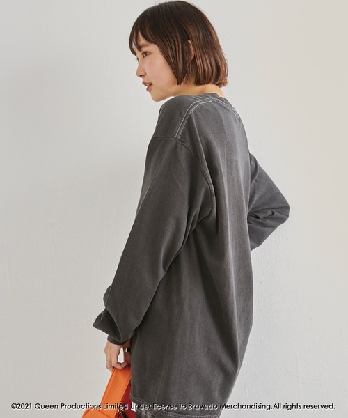 GOOD ROCK SPEED（グッドロックスピード）の「【GOOD ROCK SPEED】QUEEN ロングスリーブTEE（Tシャツ/カットソー・レディース・ブラック・F）」の2枚目の写真